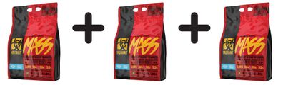3 x Mutant Mutant Mass, Cookies & Cream - 6800g