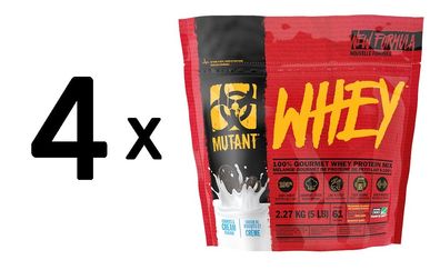 4 x Mutant Mutant Whey, Cookies & Cream - 2270g
