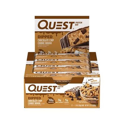 Quest Nutrition Quest Bars Dipped (12x50g) Chocolate Chip Cookie Dough