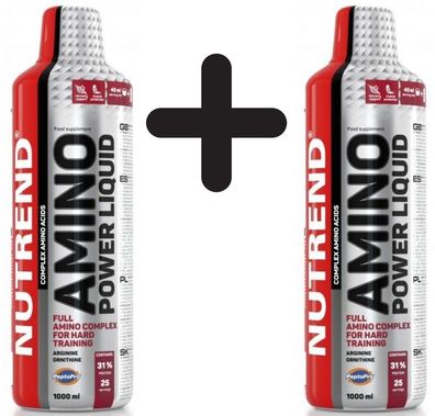 2 x Nutrend Amino Power Liquid - 1000 ml