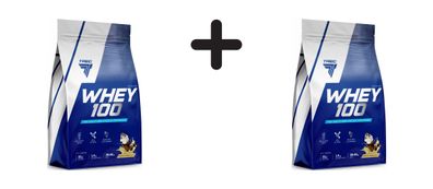 2 x Trec Nutrition Whey 100 (900g) Double Chocolate