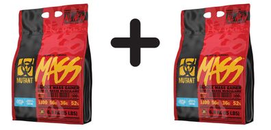 2 x Mutant Mutant Mass, Cookies & Cream - 6800g