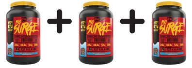 3 x Mutant Iso Surge, Cookies & Cream - 727g