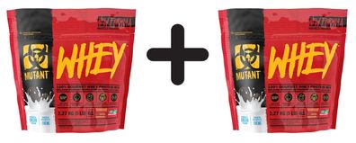 2 x Mutant Mutant Whey, Cookies & Cream - 2270g