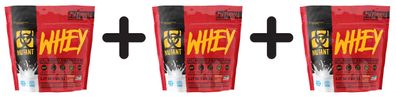3 x Mutant Mutant Whey, Cookies & Cream - 2270g