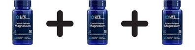 3 x Life Extension Extend-Release Magnesium - 60 vcaps