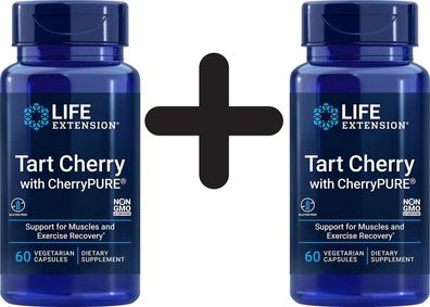 2 x Life Extension Tart Cherry with CherryPure - 60 vcaps