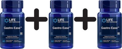 3 x Life Extension Gastro-Ease - 60 vcaps