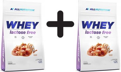 2 x Allnutrition Whey Lactose Free, Strawberry Cheesecake - 700g