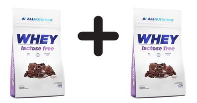 2 x Allnutrition Whey Lactose Free, Chocolate - 700g