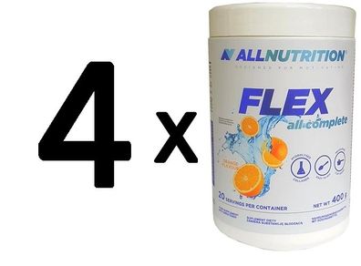 4 x Allnutrition Flex All Complete, Orange - 400g