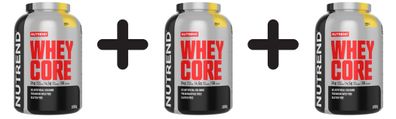 3 x Nutrend Whey Core, Vanilla - 1800g