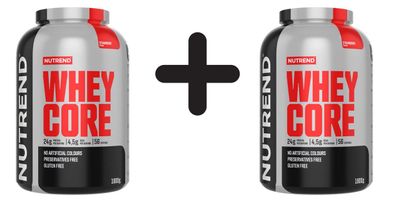 2 x Nutrend Whey Core, Strawberry - 1800g