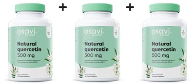 3 x Osavi Natural Quercetin, 500mg - 120 vegan caps