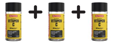 3 x Nutrend Vitamin C, 500mg - 60 caps