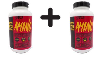 2 x Mutant Mutant Amino - 300 tabs