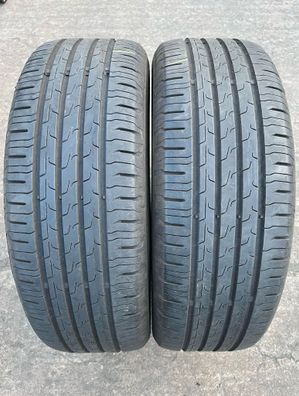 2x Sommerreifen 195/55 R16 87H Continental Eco Contact 6 DOT20 5,8-6,5mm