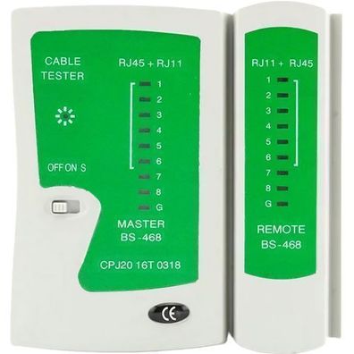 Netzwerk Kabeltester LAN Patchkabel Kabel Tester Leitungstester LAN Network Retoo