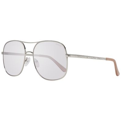 Guess Sonnenbrille GF6081 10Z 59 Damen Silber