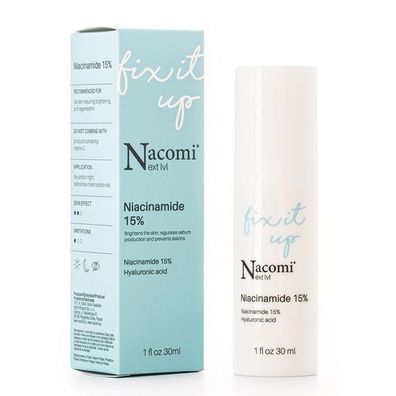 Nacomi Next Level Niacinamid Serum 15% - Intensivpflege fuer strahlende Haut, 30