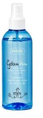 Ziaja Gdanskin Erfrischendes Koerper- und Gesichtsspray, 200ml