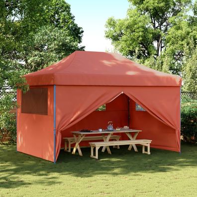 Faltzelt | Pavillon | Pop-Up Gartenzelt | Partyzelt | Marktzelt | Terrakotta