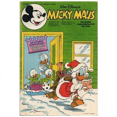 Micky Maus Comics Heft Nr. 48 von 1978 Walt Disney Sammlerheft