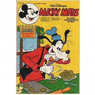 Micky Maus Comics Heft Nr. 49 von 1978 Walt Disney Sammlerheft