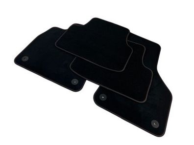 OEM Skoda Octavia RS Fussmatten Velours schwarz 3 + 4 5E Teppich original Stoff