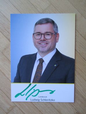 ÖVP Politiker Ludwig Schleritzko - handsigniertes Autogramm!!!