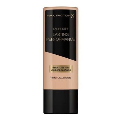 Max Factor Facefinity Langanhaltendes Make-up Foundation 109 Natural Bronze, 35