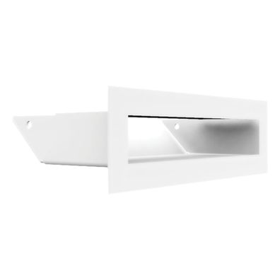Lüftungsgitter LUFT 6x20 weiß Slim