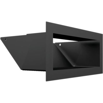 Lüftungsgitter LUFT 9x20 schwarz Slim