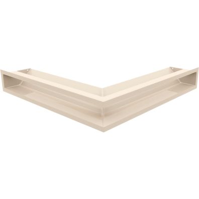 Eck-Lüftungsgitter LUFT 56x56x9 Creme Slim