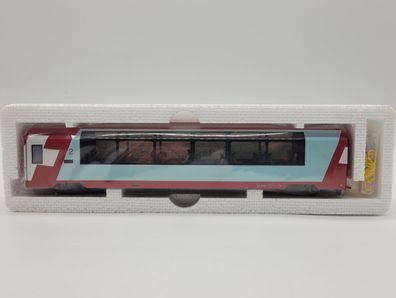 Bemo 3289276 MGB Bp 4066 Panoramawagen mit ca 20 Figu Spur H0m