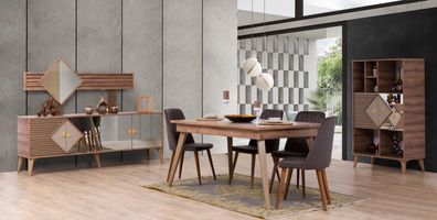 Kommode Anrichte Sideboard Braun Sideboards Massiv Holz Schrank Möbel Kommoden