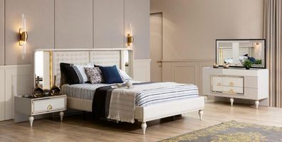 Luxus Kommode Spiegel Stil Design Möbel Modern Schlafzimmer Kommoden Sidebaord
