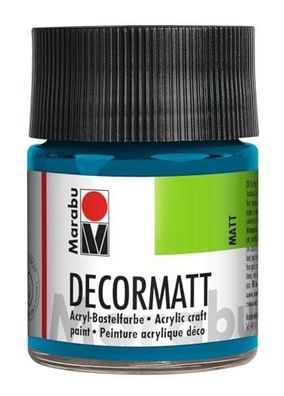 Marabu Decormatt Dekormatt Farbe Basteln 50ml 056 Cyan