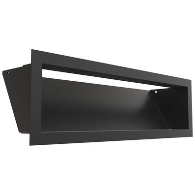 Lüftungsgitter LUFT 12x40 schwarz Slim