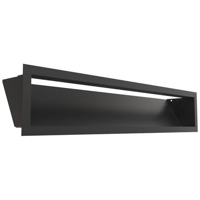 Lüftungsgitter LUFT 12x60 schwarz Slim