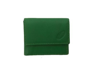 Ferchland' Minibörse, Leder, grasgrün "green 3/9"