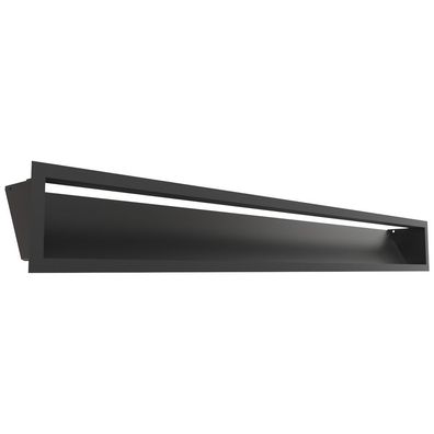 Lüftungsgitter LUFT 12x100 schwarz Slim