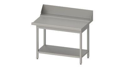 Stalgast Ablauftisch PRO, Korbführung mit Gefälle, mit Grundboden 1800x750x880