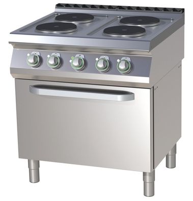 Gastronomie Hotel Küche Thermik Serie 700 Elektroherd mit Backofen SPT-78011E