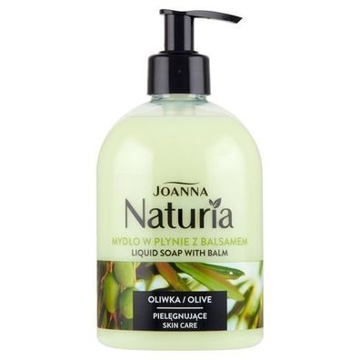 Natuerliche Olivenoel Fluessigseife, 500 ml - Erfrischende Reinigung fuer zarte Haut