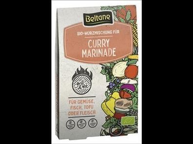 Beltane 6x Grill&Wok Würzmischung für Curry Marinade vegan, glutenfrei, lactosefr