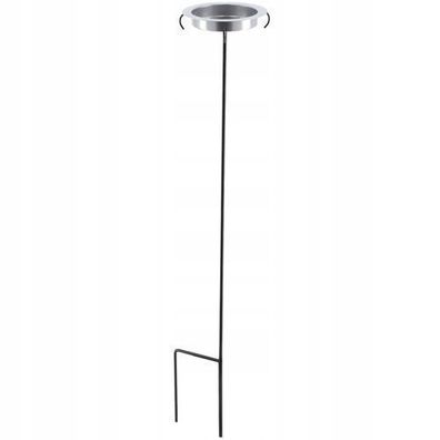 KADAX Aschenbecher aus Stahl pulverbeschichtet, Schwarz, Klassich, 103 cm