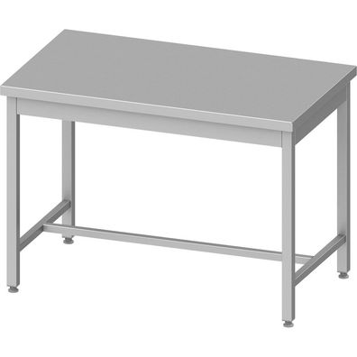 Gastronomie Stalgast Arbeitstisch ECO ohne Grundboden 1200x600x850 mm, mit Verstre