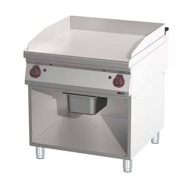 Gastronomie Hotel Küche Thermik Serie 900 Gas-Grillplatte mit Unterbau FTH-9080G