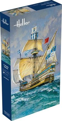 Heller La Grande Hermine Segelschiff in 1:150 1000808410 Glow2B 80841 Bausatz